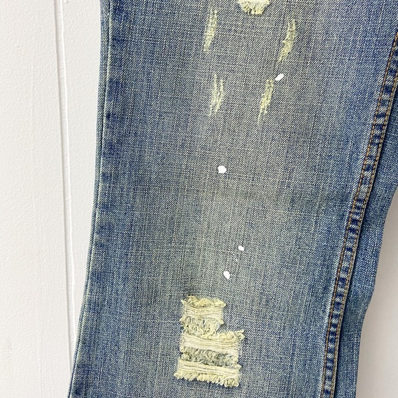 Revolt distressed bootcut jeans, distressed denim, bootcut jeans - Picture 5 of 11